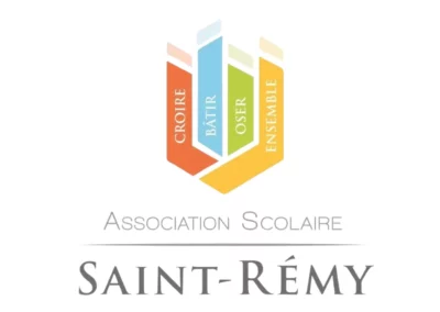 Logo de l’Association Scolaire Saint-Rémy – Partenaire d’Atelier Brod’Art Créations pour la personnalisation textile.