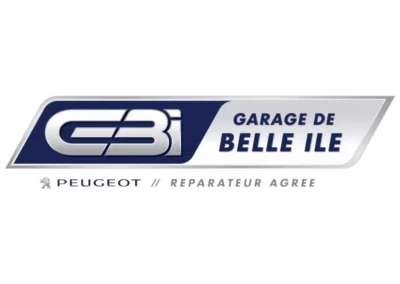 Logo du Garage de Belle Île – Réparateur agréé Peugeot et partenaire textile d’Atelier Brod’Art Créations à Soissons.