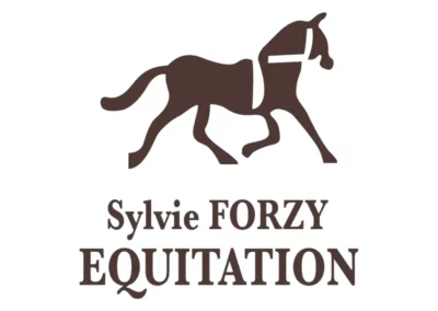 Logo de Sylvie Forzy Équitation, partenaire d’Atelier Brod’Art Créations pour la personnalisation d’équipements équestres.