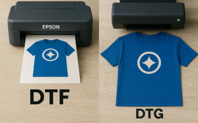 Impression DTF et DTG, quelles différences ?